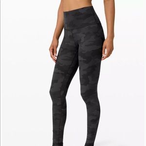 Lululemon wunder under work out leggings crop 25”